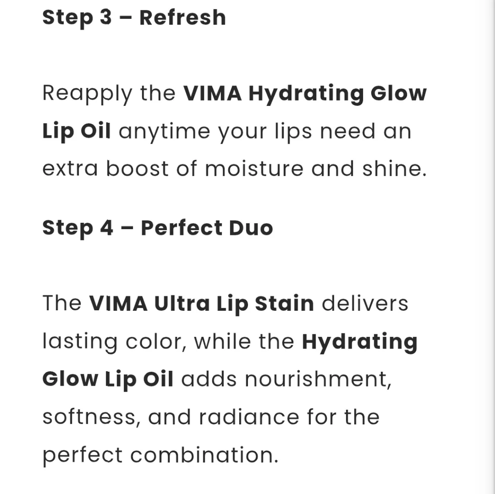 Vilma Hydrating Glow Lip Oil